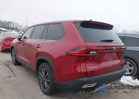 2025 Toyota Grand Highlander Hybrid Platinum Max z USA, uszkodzony, nr VIN 5TDADAB5XSS021929